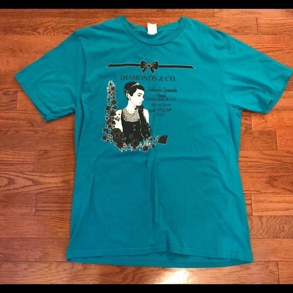 MENS DIAMOND EVENT BREAKFAST TIFFANY BLUE SHIRT SOUVENIR